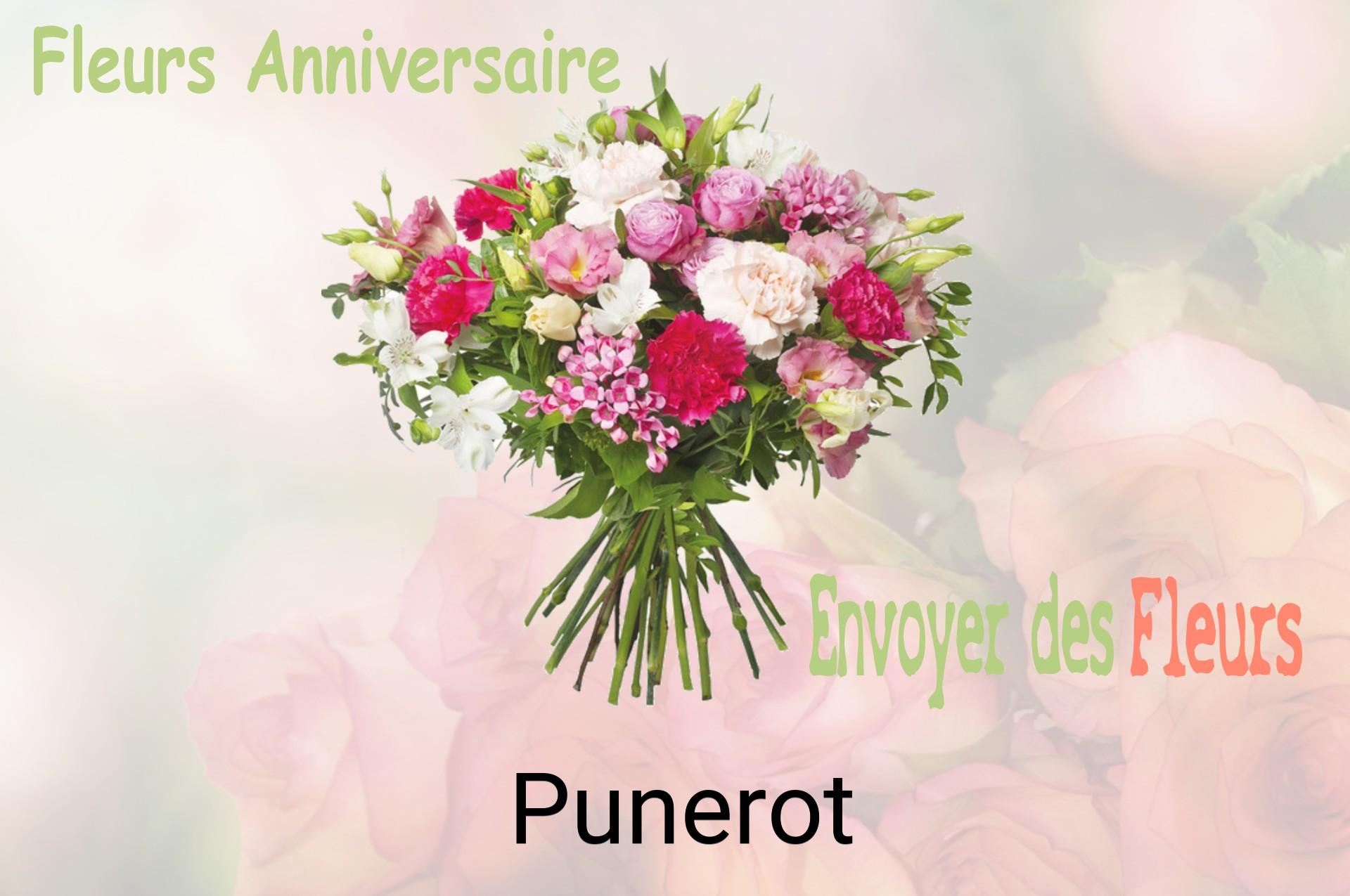 Bouquet de fleurs d’anniversaire livré à Punerot
